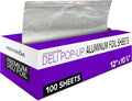 Pre-cut Deli Aluminum Foil Sheets, Disposable Foil Sheets by StockYourHome