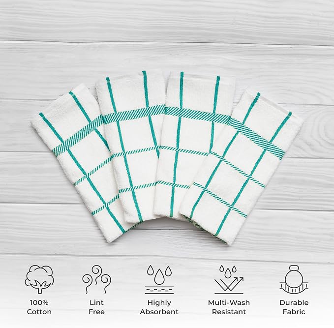100% Cotton Terry Dish Cloth & Dish Towel) - Image 2