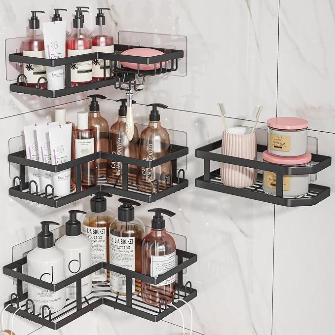 Youvip Shower Caddy Corner No Drilling-Adhesive, Shower Shelves-Rustproof by YOUVIP
