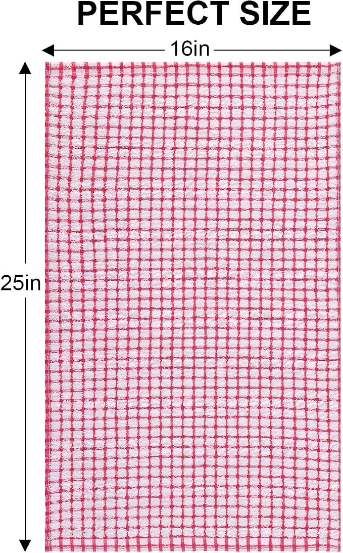 Kitinjoy Cotton 6 Pack Terry Kitchen Towels - Image 6