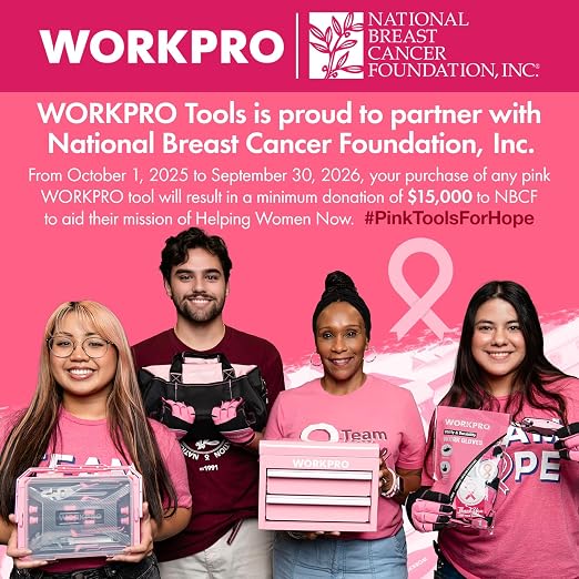 WORKPRO 16FT Pink Tape Measure, 1/8 Fractions Easy Read Measuring Tape - Image 8