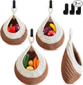 Honeydak 3 Hanging Baskets, Cotton Rope by Honeydak