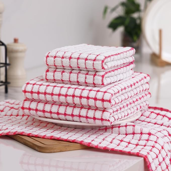 Homaxy Kitchen Towels and Dishcloths Set - Image 8