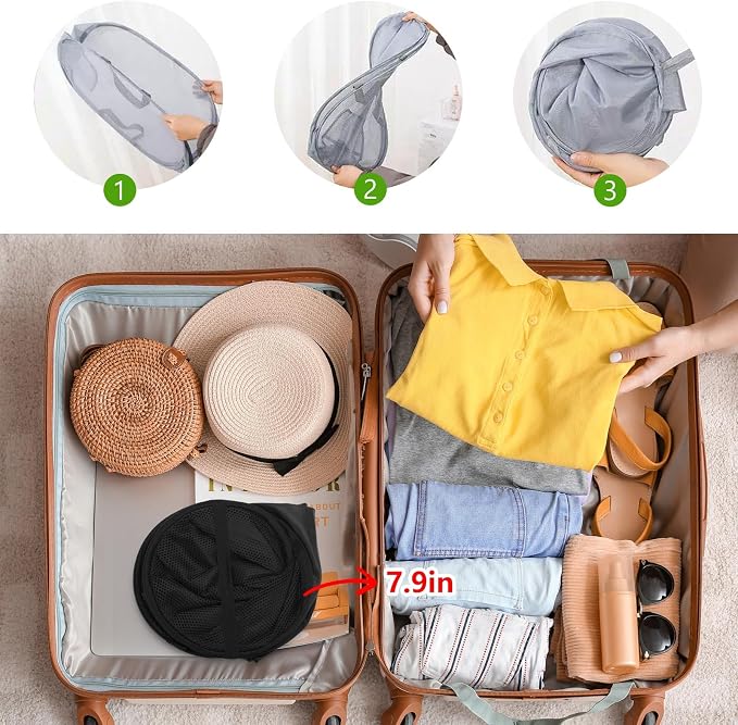4 Pcs Pop Up Laundry Hamper 4 Colors Collapsible Horizontal Baskets - Image 6