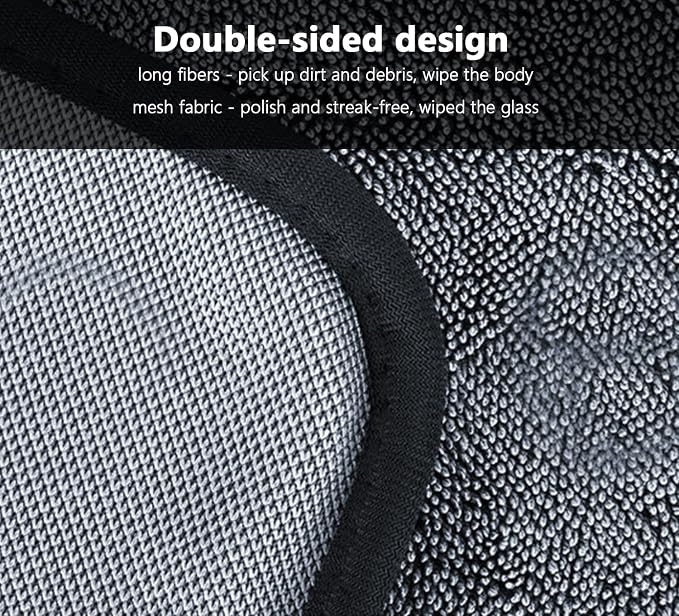 Cleaning Wipes Cloths, Shower Doors Drying Towels, 12 * 10” Streak Free Glass - Image 5