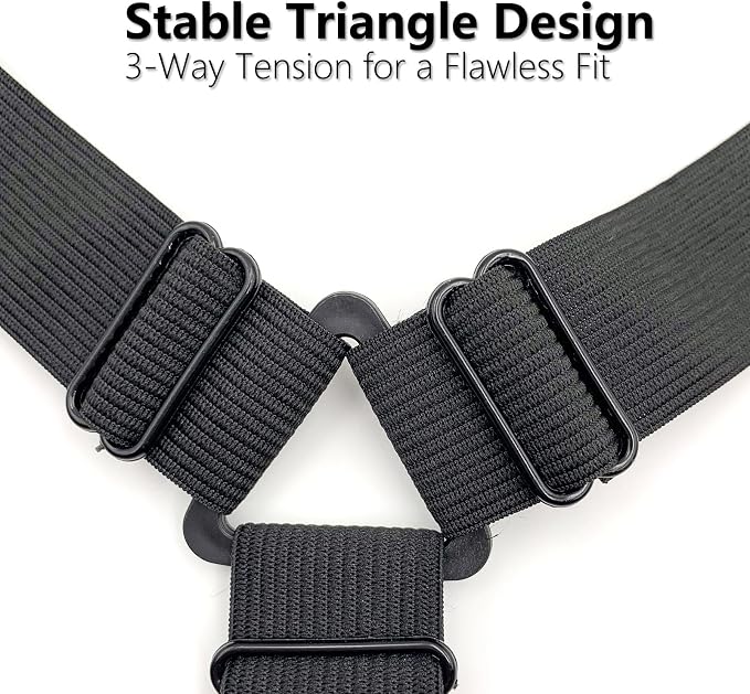 4PCS Bed Sheet Holder Straps – Triangle Adjustable Elastic Fasteners - Image 3