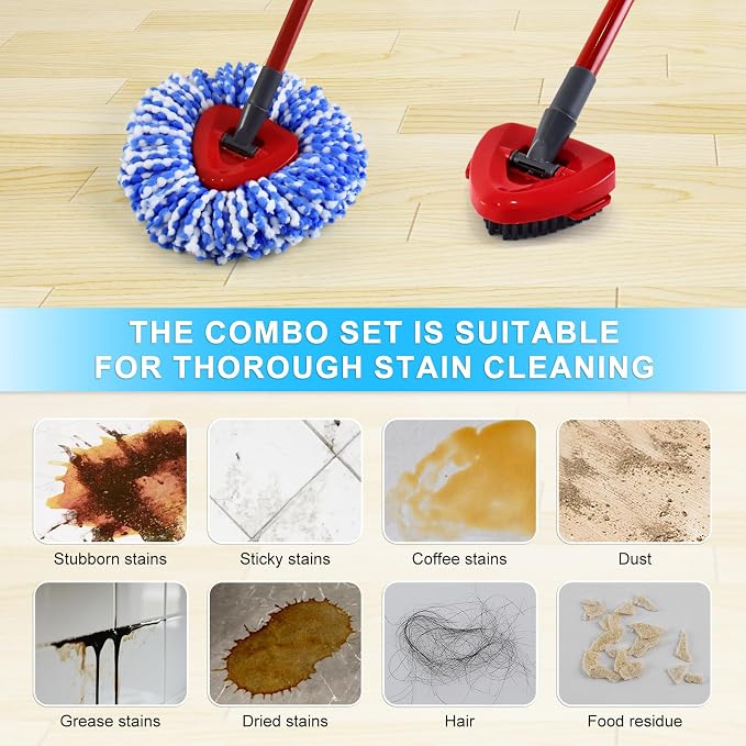 Mop Heads Replacements for Ocedar, Spin Mop Replacement for O-Cedar RinseClean - Image 8
