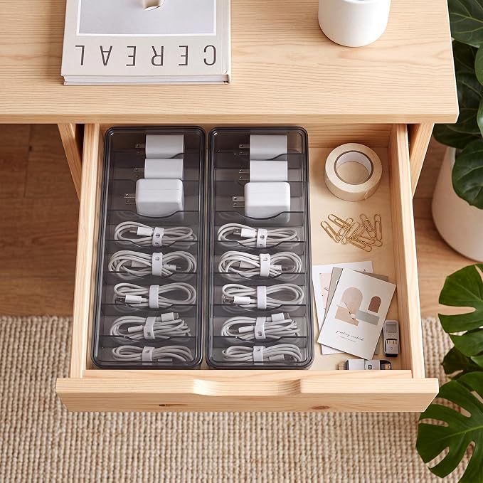 Tatuo 2-Pack Cord Organizer Box - Image 3