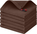 Homaxy 100% Cotton Waffle Weave Dish Cloths, 6 Pack by Homaxy