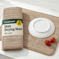 Cuisinart Dish Drying Mat for Kitchen Counter, quick-dry microfiber, machine by BestBrands