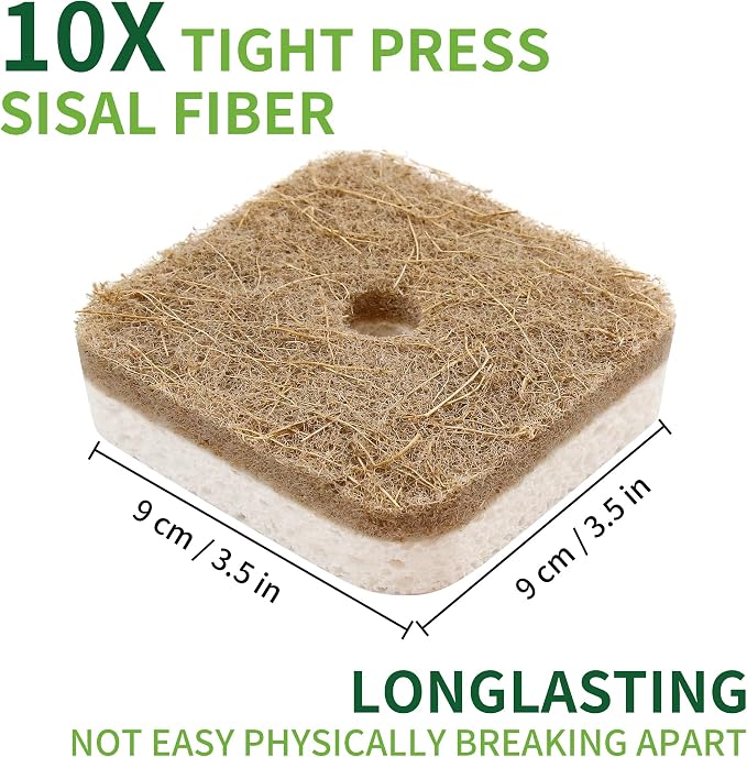 12Pack Kickleen Natural Kitchen Scrub Dish Sponges - Image 5