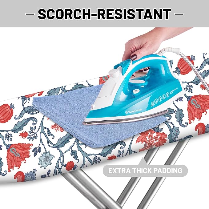Extra Thick Ironing Board Cover and Pad, Floral Farmhouse 15x54 Ironing Board - Image 4