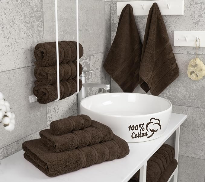 American Soft Linen 100% Cotton Luxury Turkish Towels, 6 Piece Towel Set | Soft - Image 2
