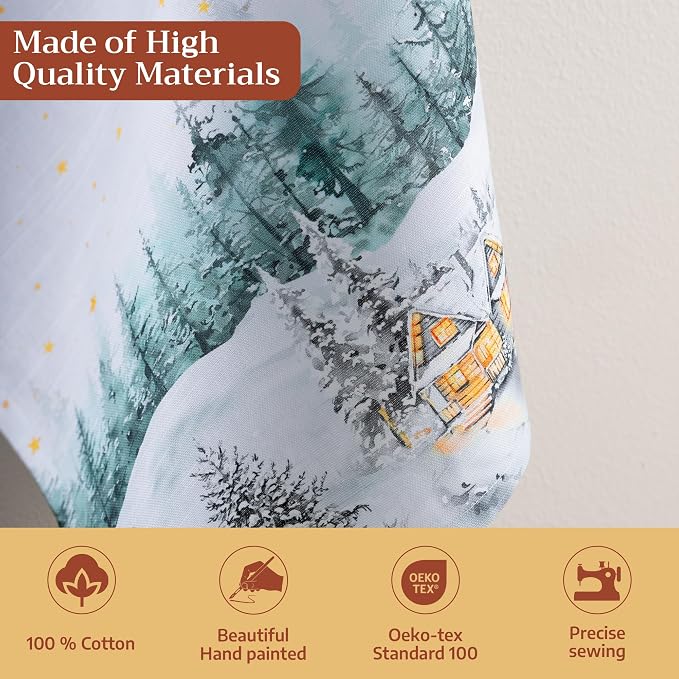 Maison d' Hermine Kitchen Towels Set of 3 Reusable 100% Cotton 27.50" x 20" - Image 3