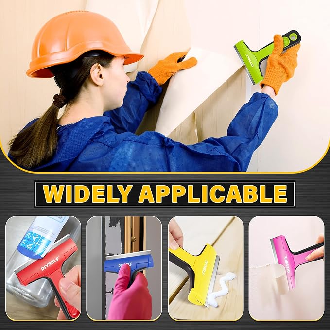 DIYSELF Razor Blade Scraper, 4 Inch Razor Blade Tool - Image 4