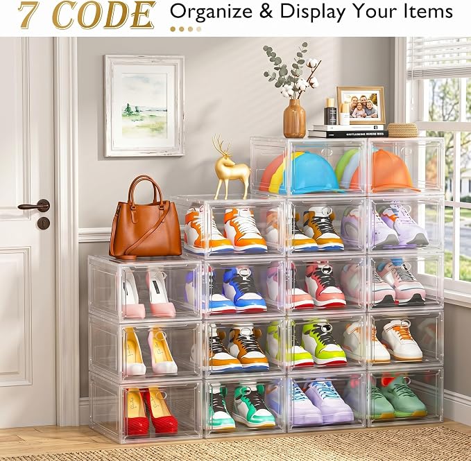 Sturdy Clear Shoe Organizer - Image 4