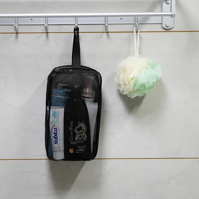 REDSINDA Mesh Shower Caddy Bag for Bathroom Gym Camping Portable Travel Mesh - Image 5