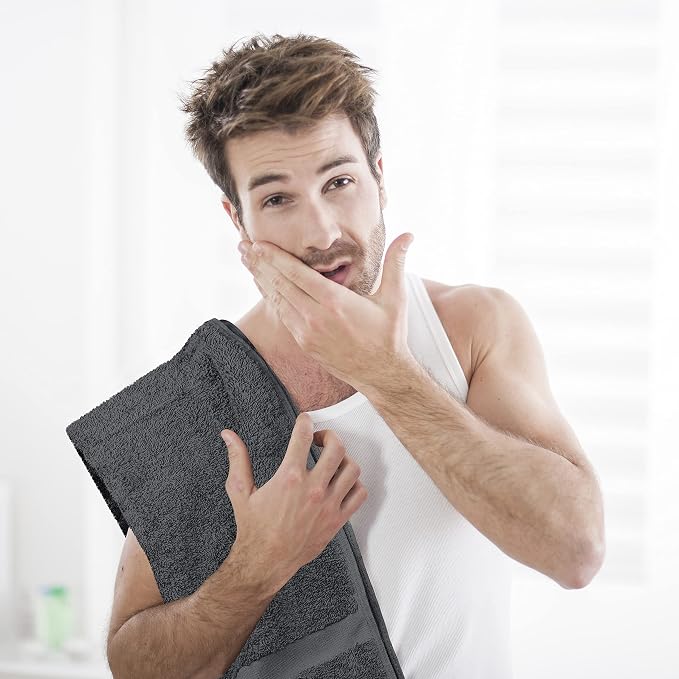Utopia Towels Salon Towels, 16x27 in, 100% Cotton, Gym & Beauty Care - Image 5