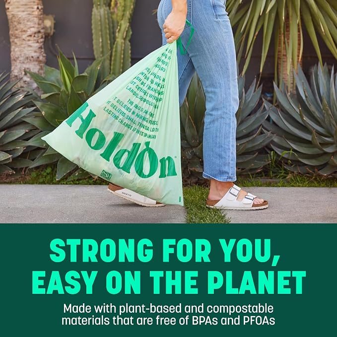 HoldOn Compostable Tall Kitchen Drawstring Bags - Image 6