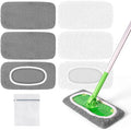 6 Pack Reusable Mop Pads for Swiffer, Washable Wet Pads Refill by CleanBeastie