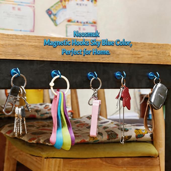 Neosmuk Magnetic Hooks, 30lb Heavy Duty, 15 Pack - Image 7