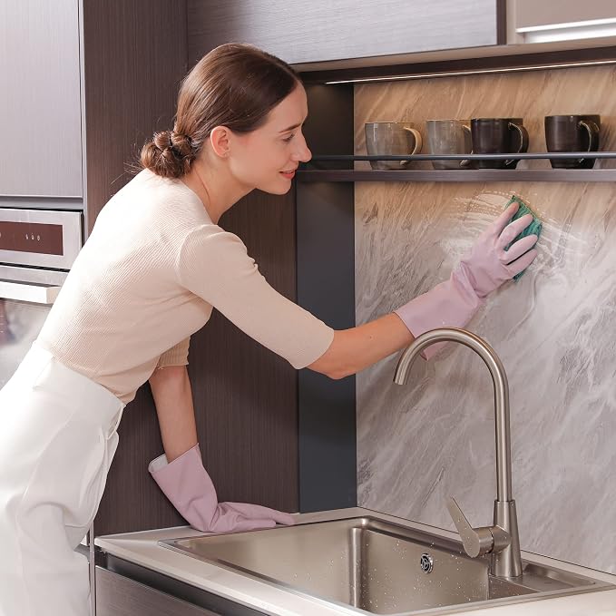 COOLJOB Medium Household Rubber Gloves - Image 3