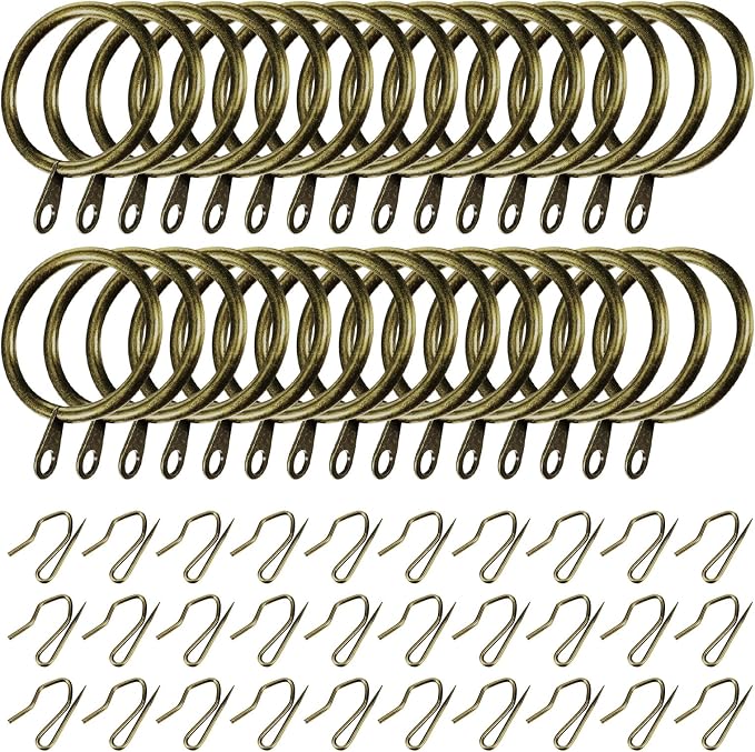 Hotop 30 Pcs Metal Curtain Rings - Image 5
