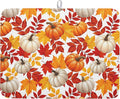Fall Pumpkin Dish Drying Mat for Kitchen Counter 18x24 Inch Autumn Pumpkins by Kawani