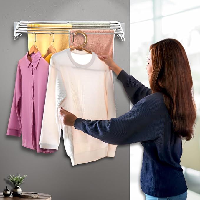 Foldable Wall Mounted Drying Rack - Image 9