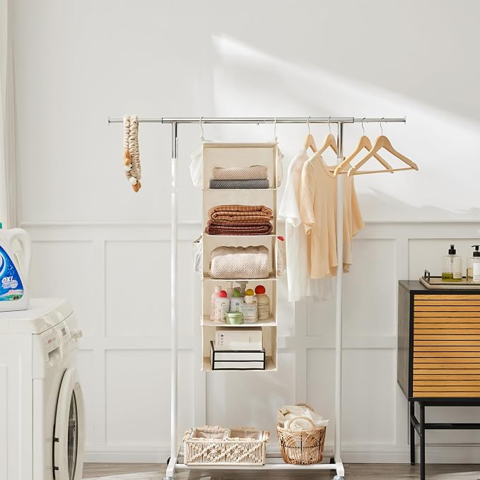 MAX Houser 5 Tier Hanging Closet Organizer - Image 4