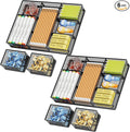 Marbrasse Mesh Desk Drawer Organizer Tray 3 Packs, 9 Adjustable Compartments by Marbrasse