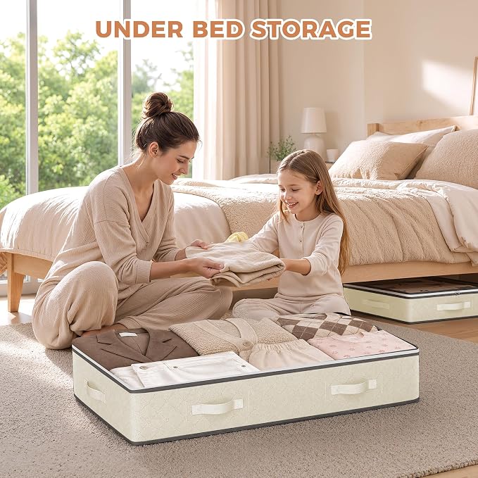 4 Pack Under Bed Storage Containers - Image 2