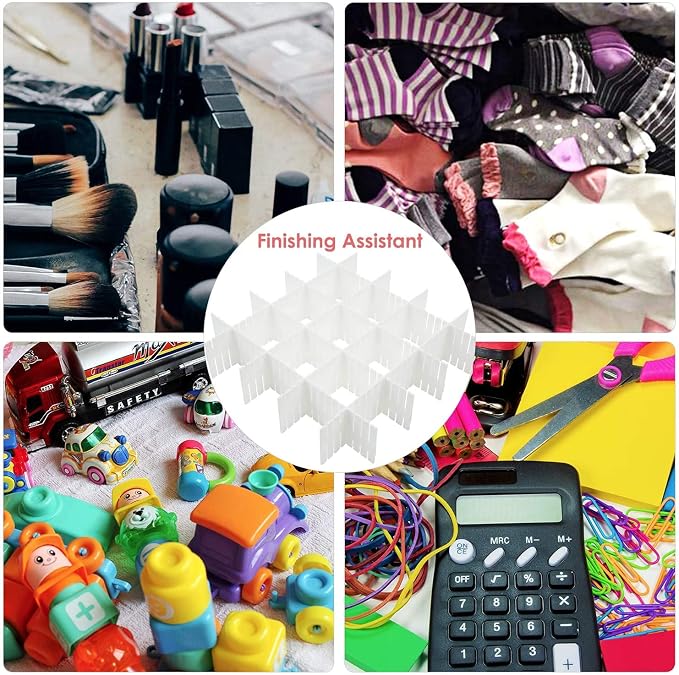 40Pcs Drawer Dividers, Adjustable Drawer Organizer - Image 6