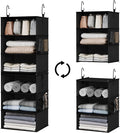 StorageWorks Hanging Closet Organizer 6-Shelf, Jumbo Separable Two 3 Shelf by StorageWorks