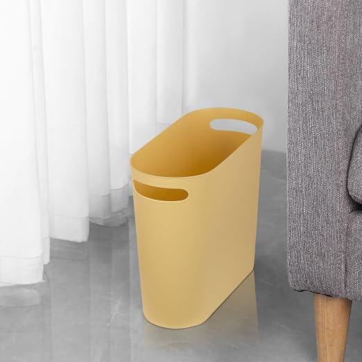 rejomiik Small Bathroom Trash Can, 3.5 Gallon Slim Garbage Can, Office and - Image 5