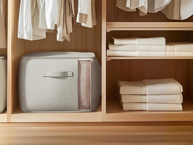 3 Pack Canvas Comforter Storage Bags - Image 4