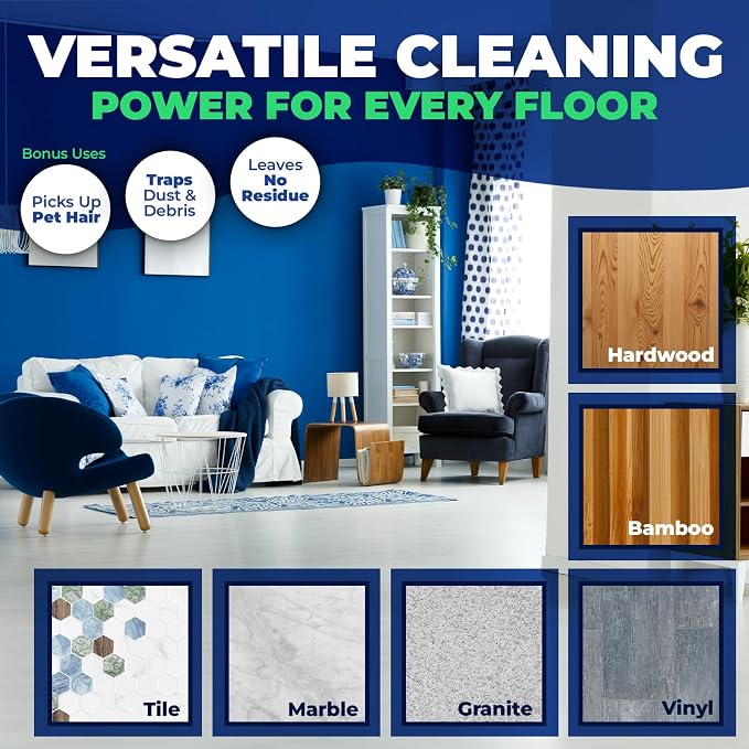 Iconikal Dry Mop Pad Refills 90-Pack Fits Swiffer 11.5x8 - Image 3