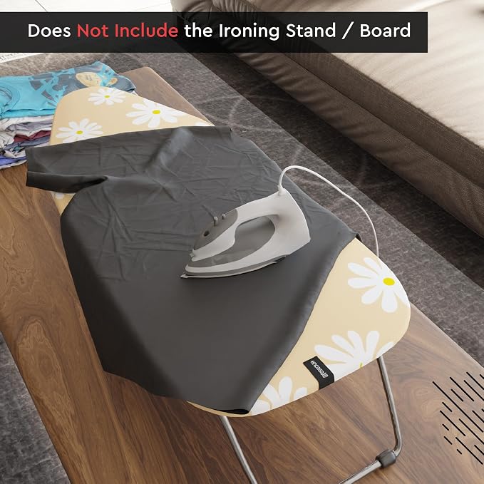 Encasa XO Ironing Board Cover and Pad, Thick Felt 28"x12" - Image 4