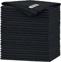 FIXSMITH Black Microfiber Cleaning Cloth -Pack of 24, Highly Absorbent Cleaning by FIXSMITH