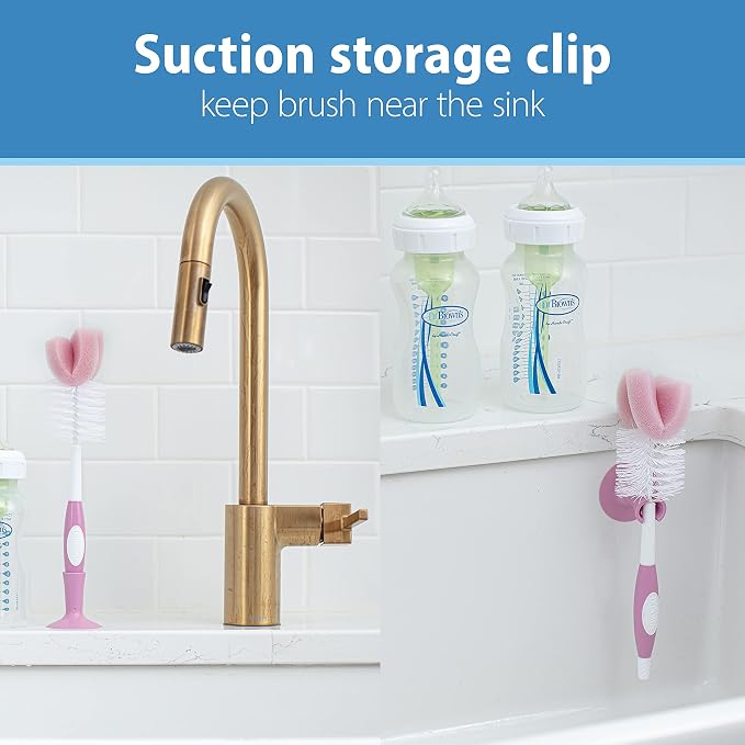 Dr. Brown's Reusable Sponge Baby Bottle Cleaning Brush - Image 6