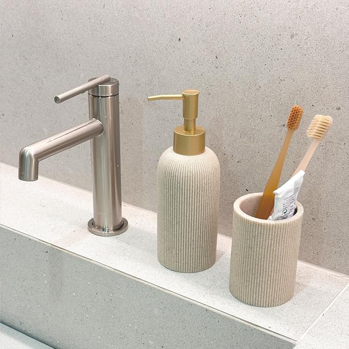 Sand Beige Hand Soap Dispenser - Image 7