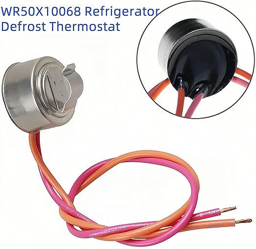 WR50X10068 Defrost Thermostat Replacement for GE Hotpoint Refrigerator L140-30F (AP3884317 PS1017716 WR50X10028)