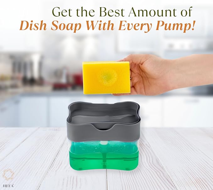 HEFA Soap Dispenser and Sponge Holder - Image 3