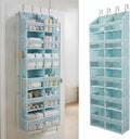 HOMELUX THEORY Over the Door Organizer, 6-Tier XL, 100D Fabric, Baby Blue by HomeluxTheory