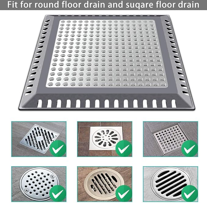 Aojuxix Shower Drain Hair Catcher/Drain Protector/Shower Drain Cover | - Image 6