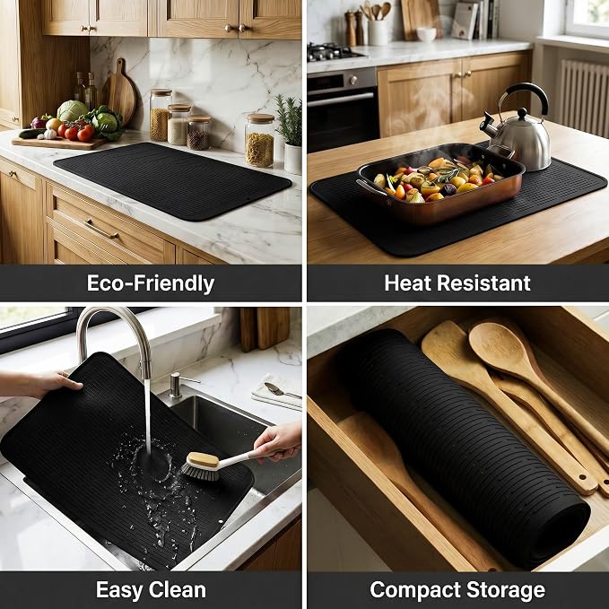 MicoYang Silicone Dish Drying Mat - Image 4