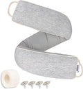 TORRAMI 38" Door Draft Stopper Under Bottom Insulation Noise Air Stopper 2.2LB by TORRAMI