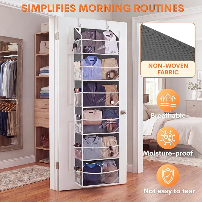 2 Pack Over Door Organizer - Image 5