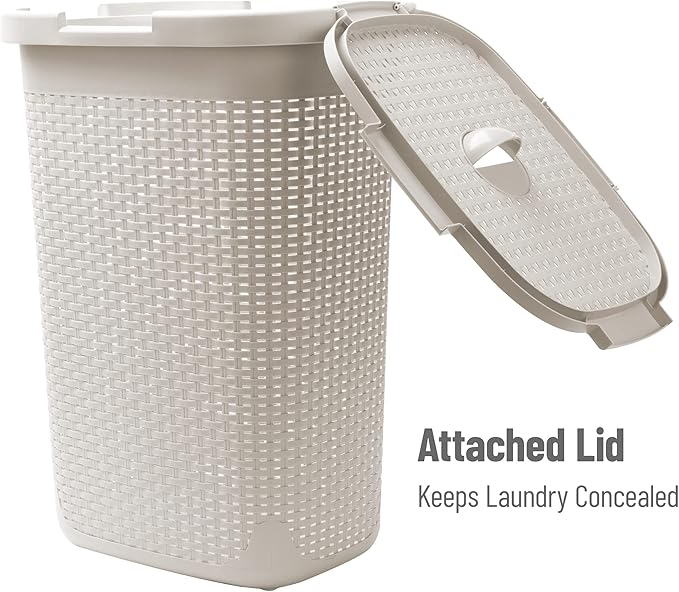 Mind Reader Slim Laundry Hamper - Image 5