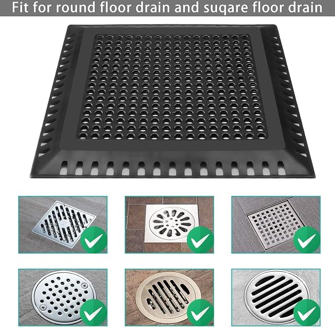 Aojuxix Shower Drain Hair Catcher/Drain Protector/Shower Drain Cover | - Image 5